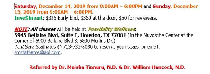 Dec 2019 Plant Prana Class